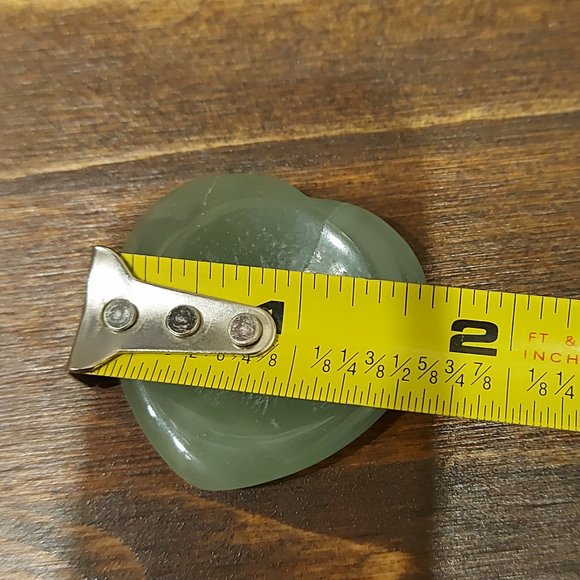 Green Aventurine Heart Shape Worry Stone - Picture 5 of 5